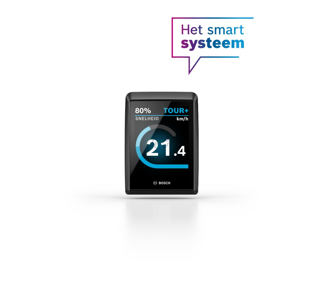 Vorderansicht des Bosch Kiox 500 Displays. Speziell für das Bosch SMART-System entwickelt.