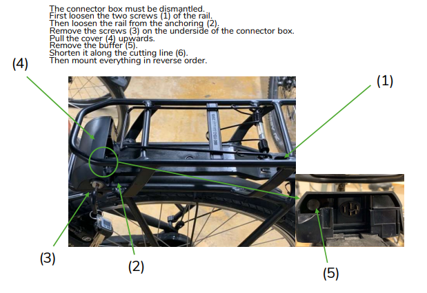 E-Bike Vision Akku instruktion